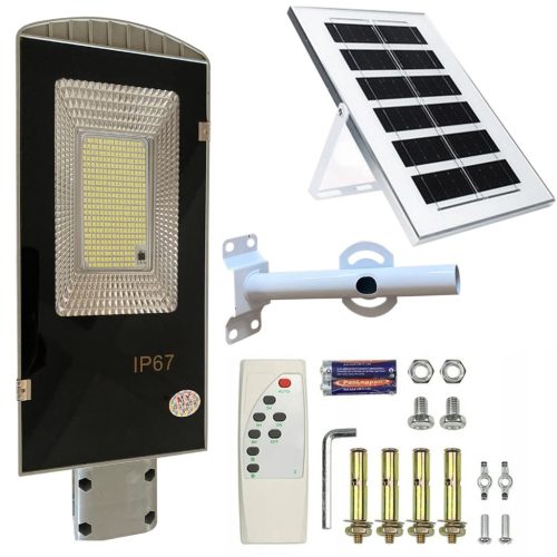 Solárne bezdrôtové vonkajšie 100 LED svietidlo 50W