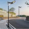 Solárne bezdrôtové vonkajšie 100 LED svietidlo 50W