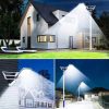 Solárne bezdrôtové vonkajšie 100 LED svietidlo 50W