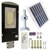Solárne bezdrôtové vonkajšie led svietidlo 200W 247 LED, 6 Ah batéria