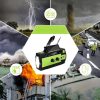 Multifunkčné solárne rádio, 4000mAh, LED baterka