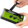 Multifunkčné solárne rádio, 4000mAh, LED baterka