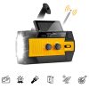 Multifunkčné solárne rádio, 4000mAh, LED baterka