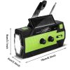 Multifunkčné solárne rádio, 4000mAh, LED baterka