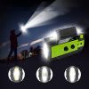 Multifunkčné solárne rádio, 4000mAh, LED baterka