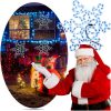 LED vianočná vločka XXL 40 cm, 110 LED, vonkajšia
