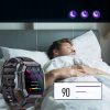 Vodotesné pánske smart hodinky s multifunkčnou, vysokokapacitnou batériou