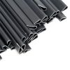 Ochranná clona, ​​čierne tienidlo 19cmx35m, s 20 spojovacími prvkami, 450g/m2