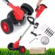 Mașină de tuns iarba electrică motorizată, braț reglabil, baterie 1500mAh
