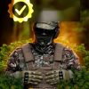 Vojenské rukavice na suchý zips, veľkosť L, hnedá farba