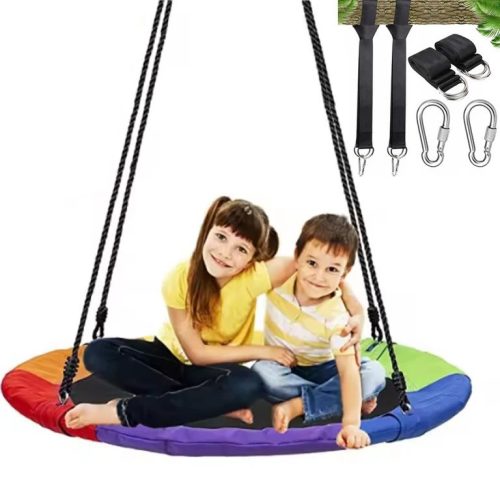 Kovová rámová hojdačka hniezdo 100 cm, nosnosť 100 kg