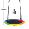 Kovová rámová hojdačka hniezdo 100 cm, nosnosť 100 kg