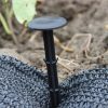 50 ks fixačné kolíky 15 cm, plastové upínacie kolíky na textil, zemné kryty