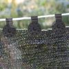 50db Rögzítő klipsz szőtt árnyékoló belátásgátló hálóhoz , 50 db/csomag, fekete