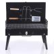 Gratar de camping pliabil de gradina cu spatula, clesti si frigarui, 44 x 27 x 47 cm