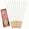 Grilovacie a BBQ špízy 10 ks/sada, 30 cm dlhé nerezové