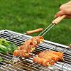 Grilovacie a BBQ špízy 10 ks/sada, 30 cm dlhé nerezové
