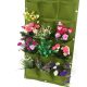 Jardiniera de gradina cu 18 locuri montata pe perete, 100 x 50 cm