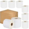 4 rolky termoetikiet 100x150mm, samolepiace, 500 etikiet/rolka