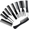 Set pieptene pentru coafura, 10 buc