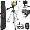 Suport pentru telefon mobil si camera, set trepied, selfie stick si telecomanda