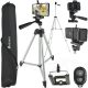 Suport pentru telefon mobil si camera, set trepied, selfie stick si telecomanda