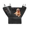 Autós ülésvédő huzat kutyáknak, vízálló, fekete, 140x209 cm