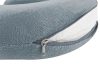 Šedý travel cushions na krk z majtevej peny