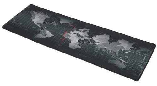 Podložka pod keyboardu a miš, šedá, 88x30 cm
