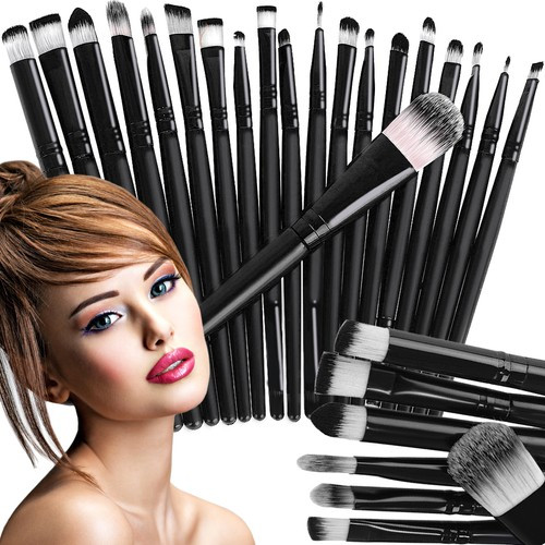 Set pensule de machiaj, 20 buc
