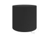 Husa mobile de gradina rotunda, neagra