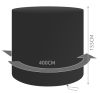 Husa mobile de gradina rotunda, neagra