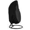 Husa mobile de gradina rotunda, neagra
