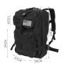 Rucsac militar, negru, XL, 38L
