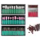 Set capete slefuit unghii, 166 buc