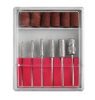 Set capete slefuit unghii, 166 buc