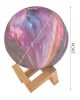 Nočná mesačná lampa 15cm, 16 farieb