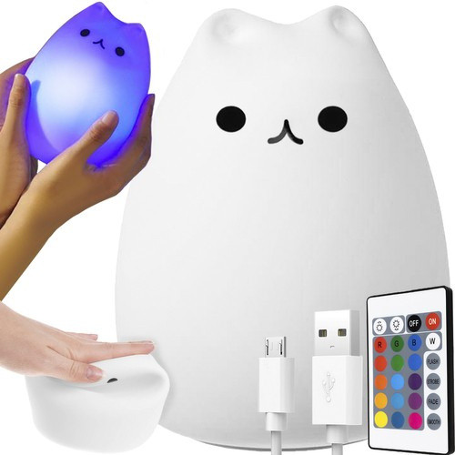 LED nočné svetlo pre deti, 16 farieb na výber