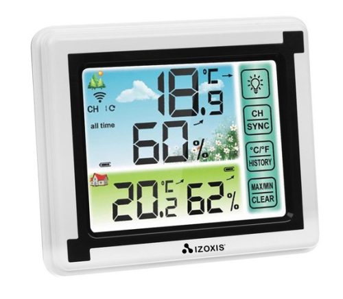 Meteorologická meteorologická stanica, multifunkčná, bezdrôtová