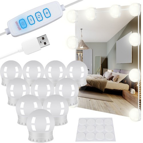LED do zrkadla / toaelneho stolíka - 10 ks.