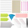 Kit pictura cu diamante, broderie cu diamante, intr-o carcasa practica