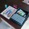 Kit pictura cu diamante, broderie cu diamante, intr-o carcasa practica