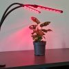 Gardlov pestovateľské svetlo s 20 LED svetlami, 3 režimy svietenia, vodeodolné