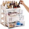 Kozmetický organizér, úložný predom na make-up, 3 zásuvky