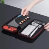 Carcasă portabilă pentru consolă, negru/roșu