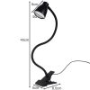 Stolná lampa s USB konektorom, 5W, čierna