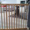 Fából készült biztonsági kapu ajtókhoz, 67-115 cm