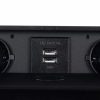 USB zásuvka ukrytá v podnoži stola - dvojitá
