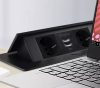 USB zásuvka ukrytá v podnoži stola - dvojitá
