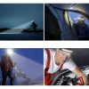 LED čelovka s USB nabíjaním, 6 režimov svietenia